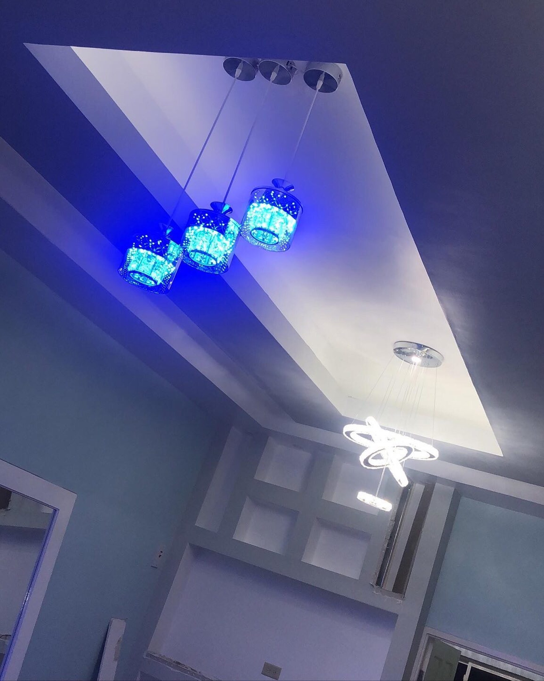 Geometric LED ceiling